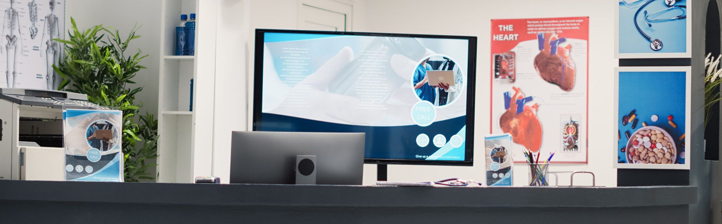 De l'accueil à la digitalisation des cliniques, hôpitaux, cabinets médicaux.
